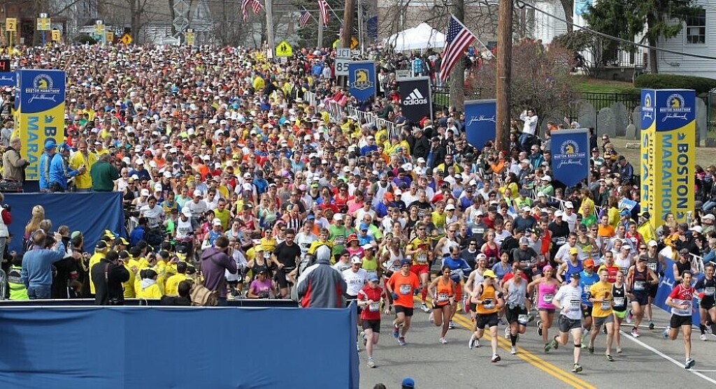 In Memory of Boston Marathon Decal Sticker Tribute to Fallen Injured Runners